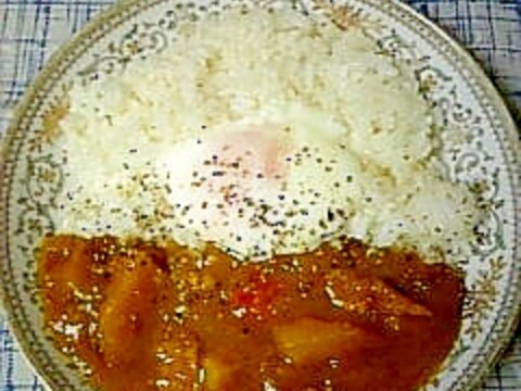 とろ～りまろやか☆温玉カレーライス☆